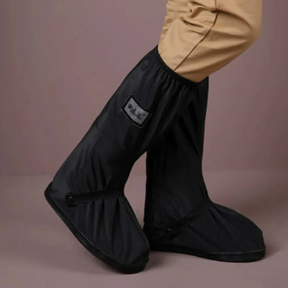 Waterdichte Regen Schoencovers – PVC Hoge Overschoenen voor Heren | Outdoor, Fietsen & Wandelen