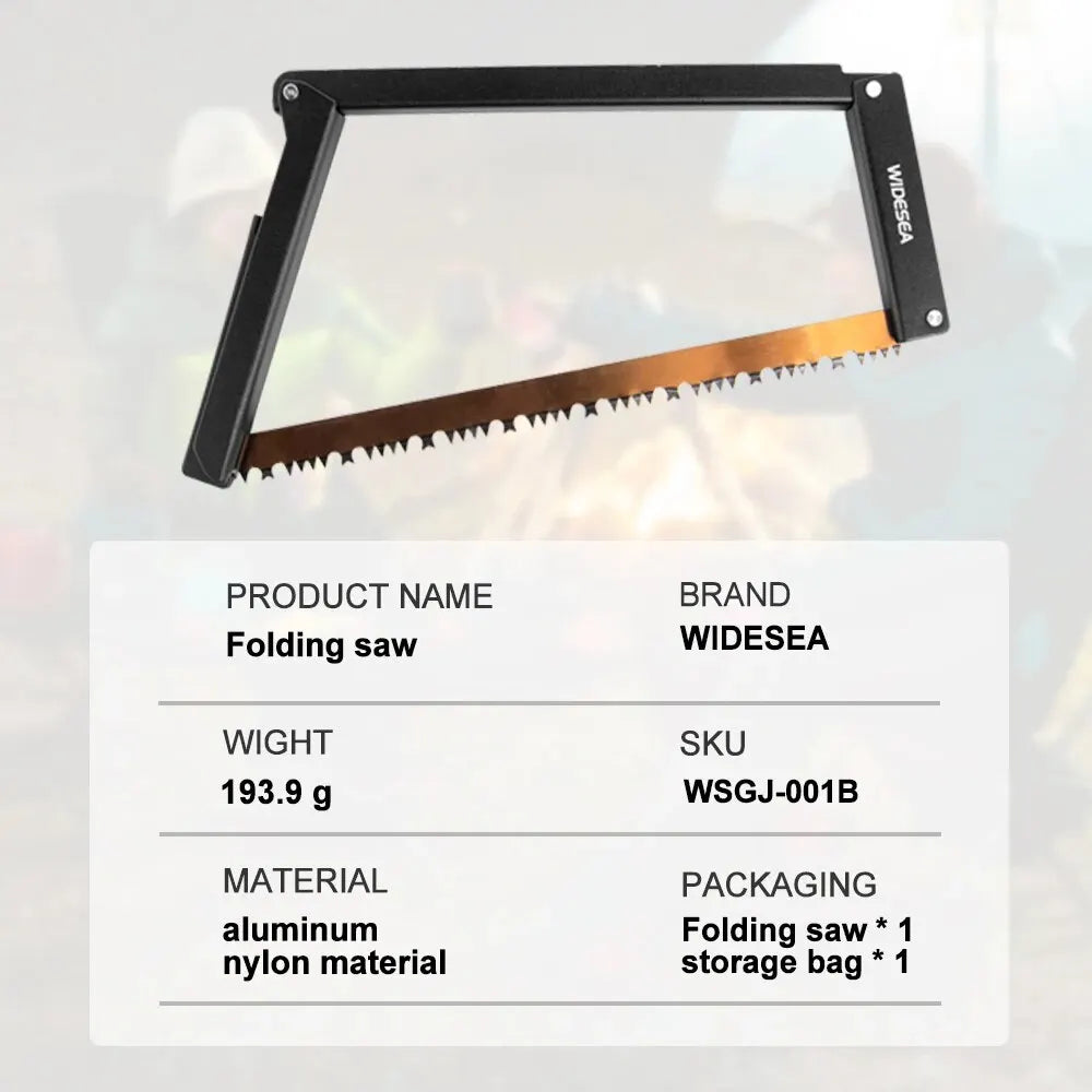 Outdoor Vouwzaag - 32 cm Manganese Hacksaw Blad met Opslag, Draagbare Logging Zaag voor Houttakken, Kamperen en Tuinwerk