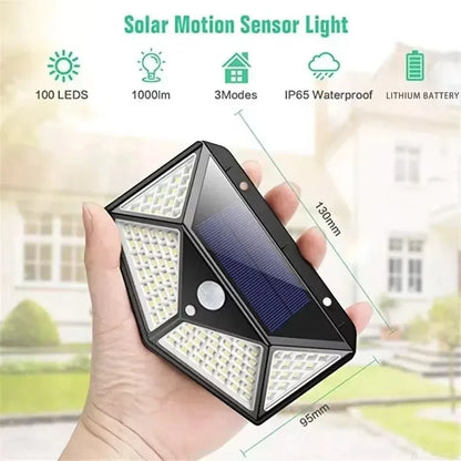 Multifunctionele Solar LED Lamp – Waterdichte Tuinverlichting met Bewegingssensor, IP65