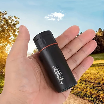 2000X25 HD Monoculaire Verrekijker – Compact en Draagbaar voor Reizen, Wandelen, Vissen, Kamperen, Sterrenkijken, Concerten & Vogelspotten