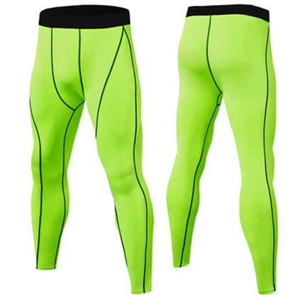 Heren Compressielegging – Sneldrogende Sport Tights voor Running, Fitness & Training