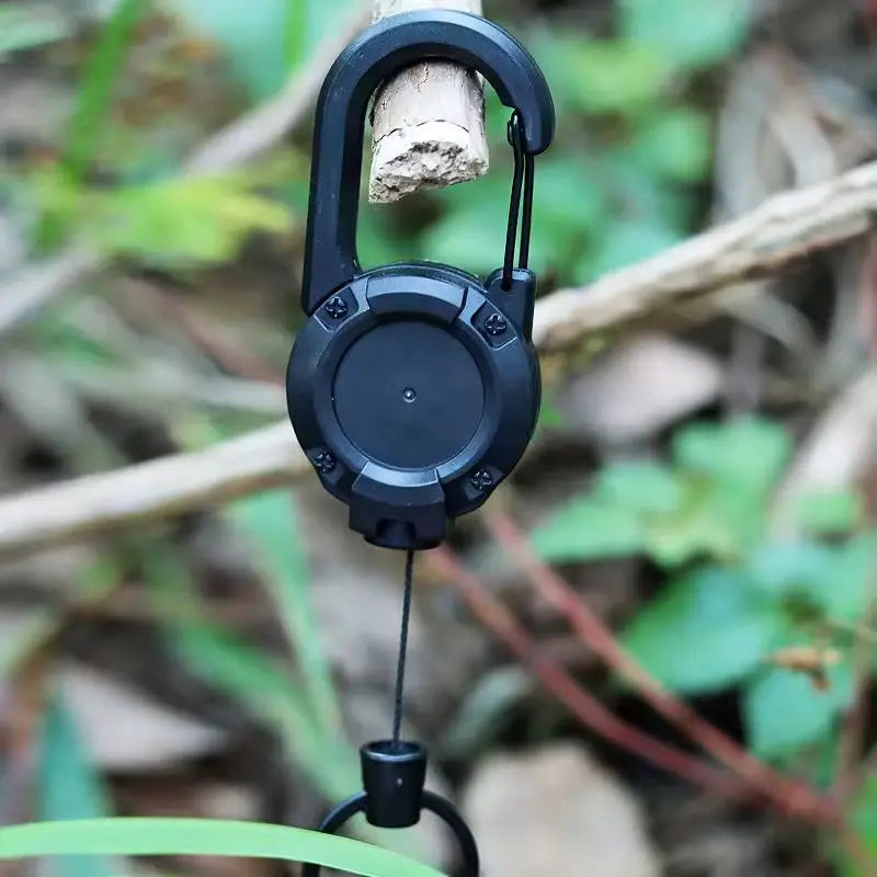 Automatische Uittrekbare Draadkoord Luya – Anti-diefstal Tactical Sleutelhanger met Telescopische Riem