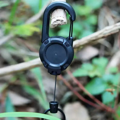 Automatische Uittrekbare Draadkoord Luya – Anti-diefstal Tactical Sleutelhanger met Telescopische Riem