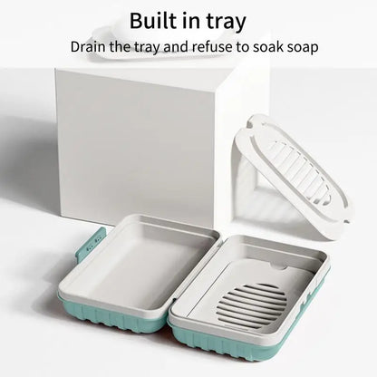 Nieuwe Badkamer Zeepbak - Rechthoekige Zeep Houder voor Douche, Reis en Keuken - Zeepdoos Dispenser en Zeep Rek