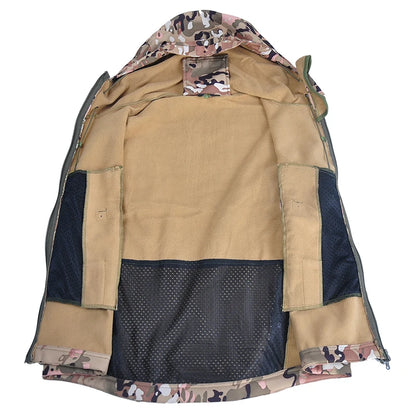 Taktische Softshell-Jacke + Hose – wasserdichtes Thermo-Outdoor-Set für Jagd, Wandern und Camping