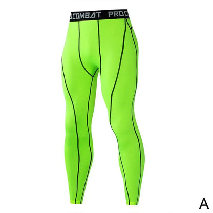 Heren Compressielegging – Sneldrogende Sport Tights voor Running, Fitness & Training