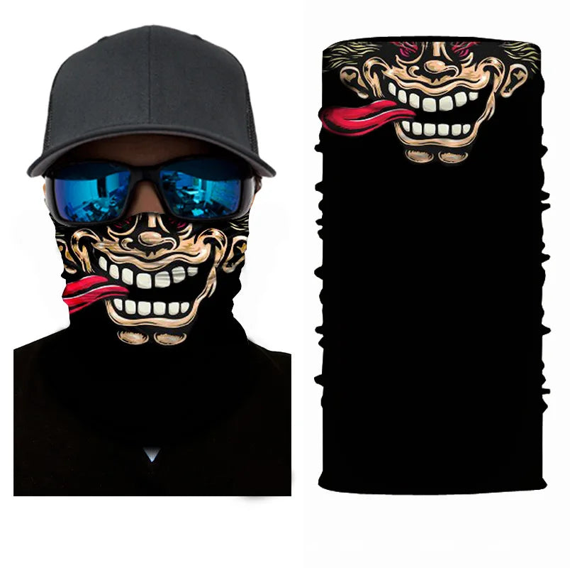 Fiets Bandana Sjaal – Naadloze Tactical Nekhoes & Balaclava – Fiets-, Ski- & Motor Masker voor Mannen – Outdoor Hiking & Vissen
