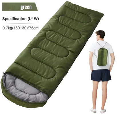 Ultraleichter 4-Jahreszeiten-Schlafsack | Wasserdicht &amp; warm | Für Camping &amp; Backpacking