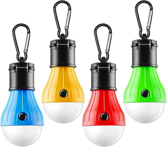 Draagbare Camping Tentlamp – LED Lantaarn met Soft Light en SOS Functie, Werkt op AAA-batterijen