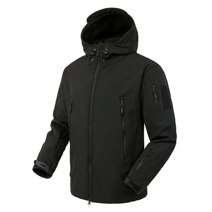 Militaire Shark Skin Softshell Jas – Winddichte, Waterdichte Tactical Hooded Bomber voor Heren