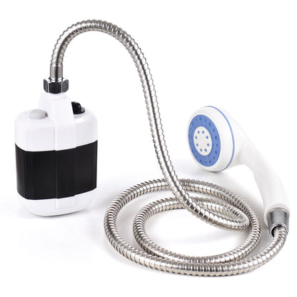 Tragbare Campingdusche – über USB wiederaufladbare elektrische Duschpumpe für Camping, Autowaschen und Haustiere