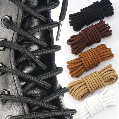 Runde Schnürsenkel aus Polyester – 2 Stück/Paar für Stiefel und Outdoorschuhe