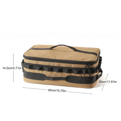 15L Tactical Camping Storage Bag, Grote Capaciteit Utility Tote Bag, Oxford Stof Organizer voor Kamperen, Hiking en Reizen