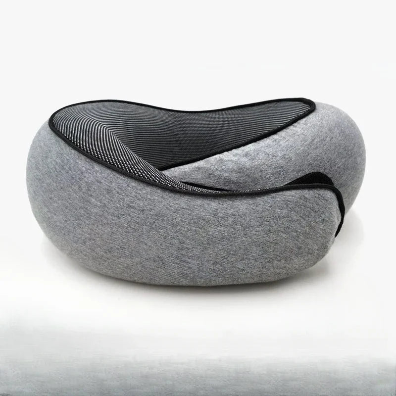 360° Nekkussen - Reiskussen - Comfortabel, Draagbaar Neksteun Kussen, Effen Kleur, Zacht & Veerkrachtig, Afneembaar en Wasbaa