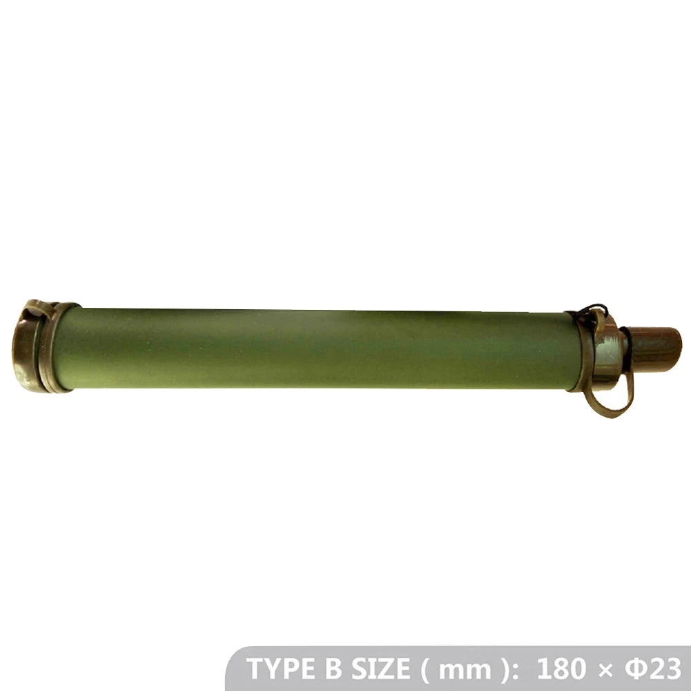 Draagbare Straw Water Filter, Geavanceerde Waterzuivering voor Buiten, Camping en Reizen, Compact en Efficiënt Waterfilter