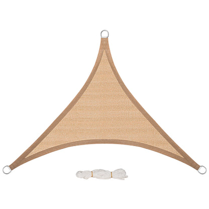 Driehoekig Schaduwdoek – UV- en Windbescherming voor Tuin, Terras & Camping
